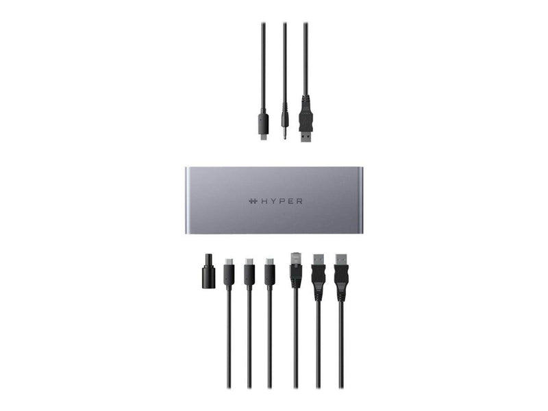 Hyper Targus Drive - docking station - USB-C / Thunderbolt 4 - 11-slot - HDMI 2 x Thunderbolt - 2.5 GigE