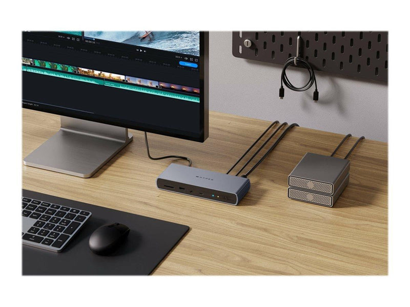 Hyper Targus Drive - docking station - USB-C / Thunderbolt 4 - 11-slot - HDMI 2 x Thunderbolt - 2.5 GigE