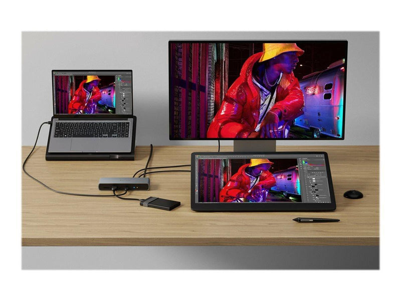 Hyper Targus Drive - docking station - USB-C / Thunderbolt 4 - 11-slot - HDMI 2 x Thunderbolt - 2.5 GigE