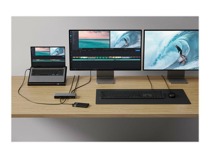 Hyper Targus Drive - docking station - USB-C / Thunderbolt 4 - 11-slot - HDMI 2 x Thunderbolt - 2.5 GigE