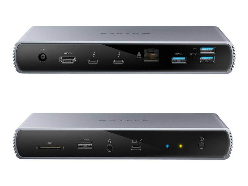 Hyper Targus Drive - docking station - USB-C / Thunderbolt 4 - 11-slot - HDMI 2 x Thunderbolt - 2.5 GigE