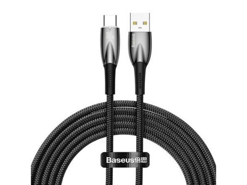 Baseus USB cable for USB-C  Glimmer Series 100W 2m (Black)