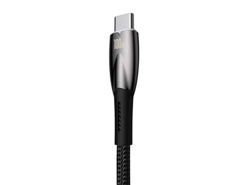 Baseus USB cable for USB-C  Glimmer Series 100W 2m (Black)