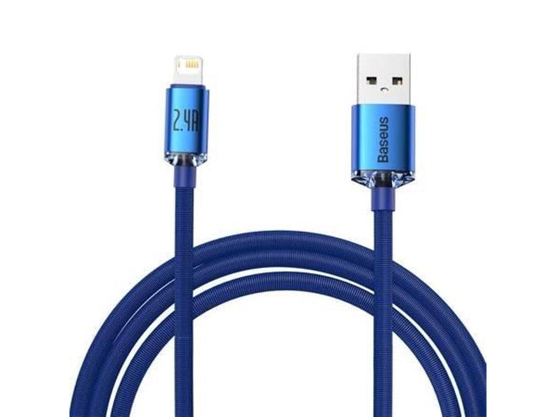 Baseus Crystal Shine cable USB to Lightning 2.4A 2m (blue)