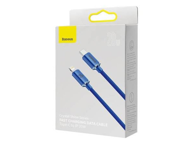 Baseus Crystal Shine cable USB-C to Lightning 20W PD 2m (blue)