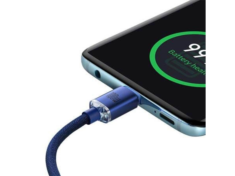 Baseus Crystal Shine cable USB-C to USB-C 100W 1.2m (blue)