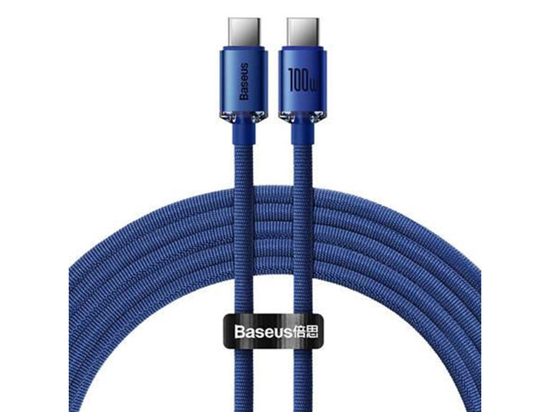 Baseus Crystal Shine cable USB-C to USB-C 100W 2m (blue)