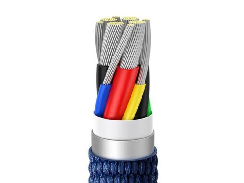 Baseus Crystal Shine cable USB-C to USB-C 100W 2m (blue)