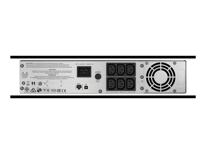 APC SMC2000I-2U - Smart-UPS C - 2000VA/1300W - Line Interactive UPS