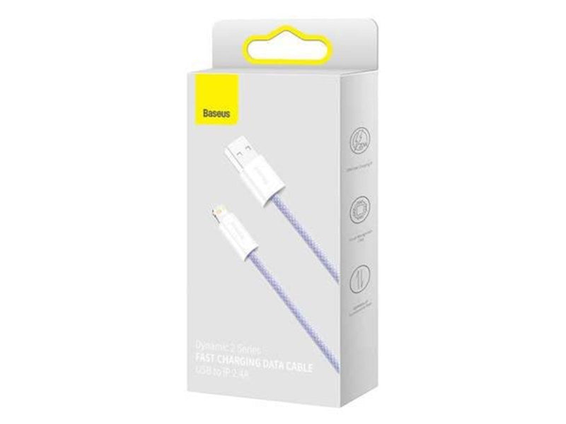 Baseus USB cable for Lightning  Dynamic 2 Series 2.4A 1m (purple)