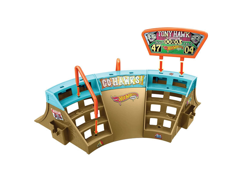 Hot Wheels Skate Stadium Set With Exclus