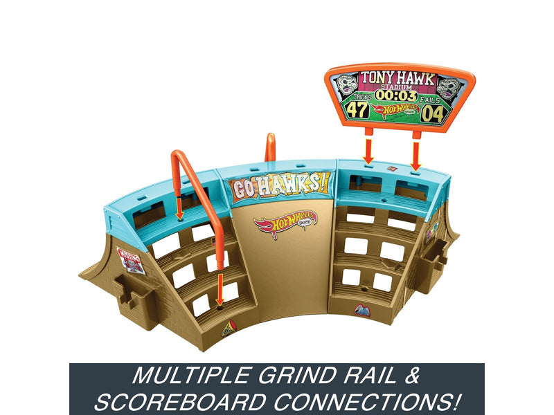 Hot Wheels Skate Stadium Set With Exclus