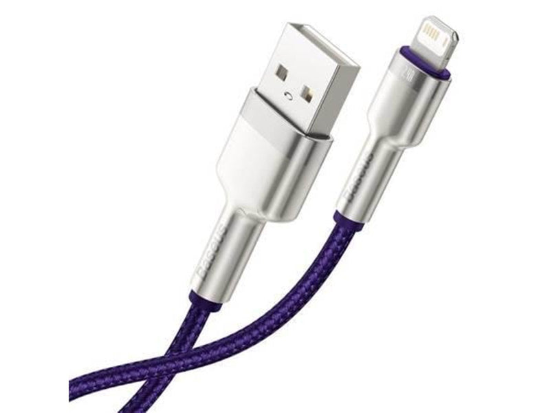 Baseus USB cable for Lightning  Cafule 2.4A 1m (purple)