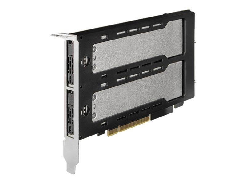 Icy dock ToughArmor MB842MP-B - storage mobile rack - 2 bay removable - M.2 NVMe Card - PCIe 4.0 x16