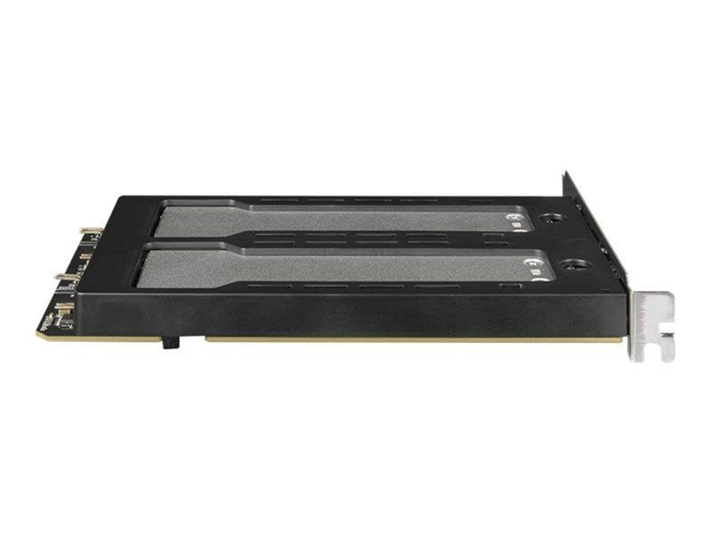 Icy dock ToughArmor MB842MP-B - storage mobile rack - 2 bay removable - M.2 NVMe Card - PCIe 4.0 x16