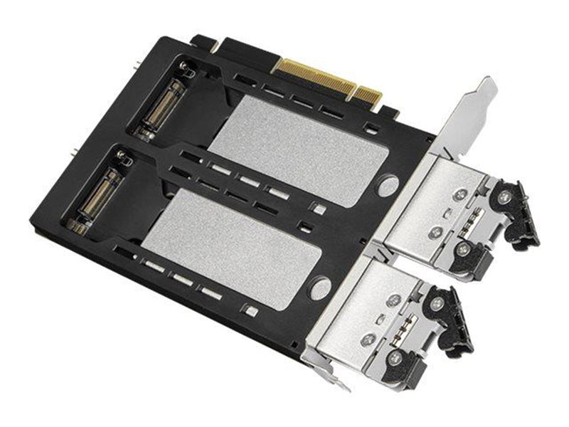 Icy dock ToughArmor MB842MP-B - storage mobile rack - 2 bay removable - M.2 NVMe Card - PCIe 4.0 x16