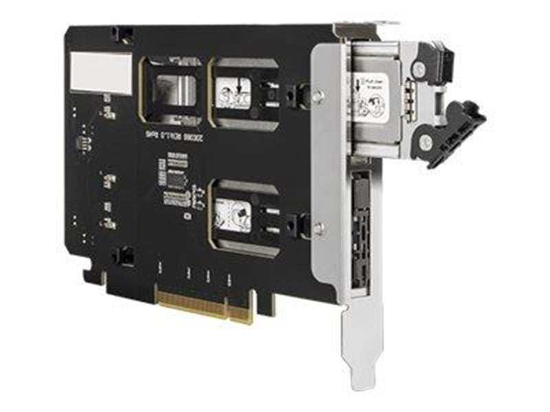 Icy dock ToughArmor MB842MP-B - storage mobile rack - 2 bay removable - M.2 NVMe Card - PCIe 4.0 x16