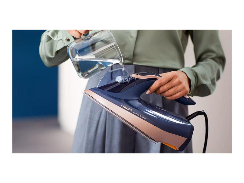 Philips Dampfbügeleisen Azur 8000 Series DST8050 - steam iron - sole plate: SteamGlide Elite