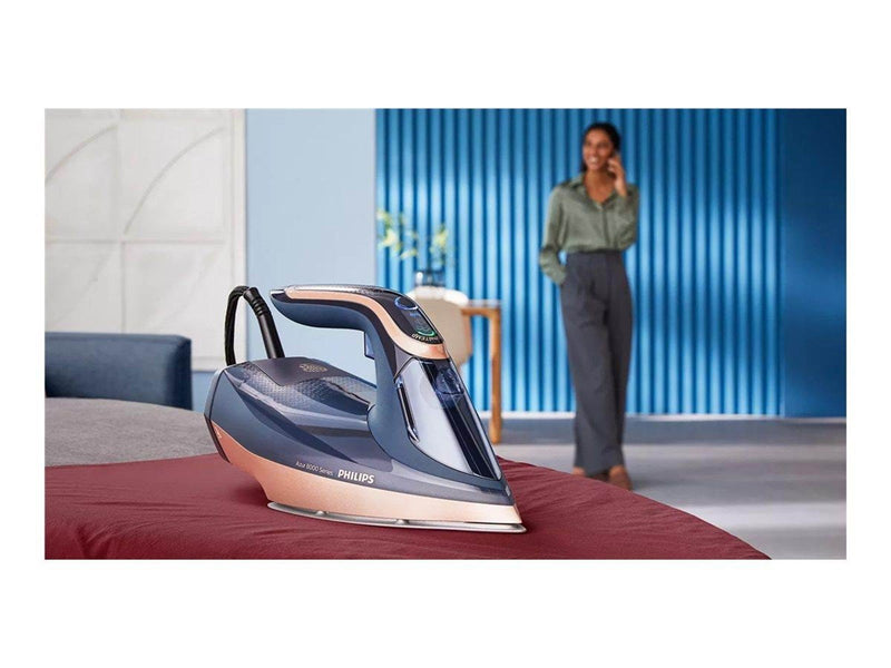 Philips Dampfbügeleisen Azur 8000 Series DST8050 - steam iron - sole plate: SteamGlide Elite