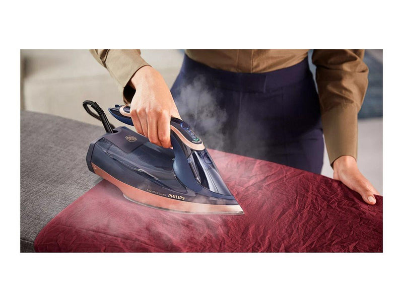 Philips Dampfbügeleisen Azur 8000 Series DST8050 - steam iron - sole plate: SteamGlide Elite
