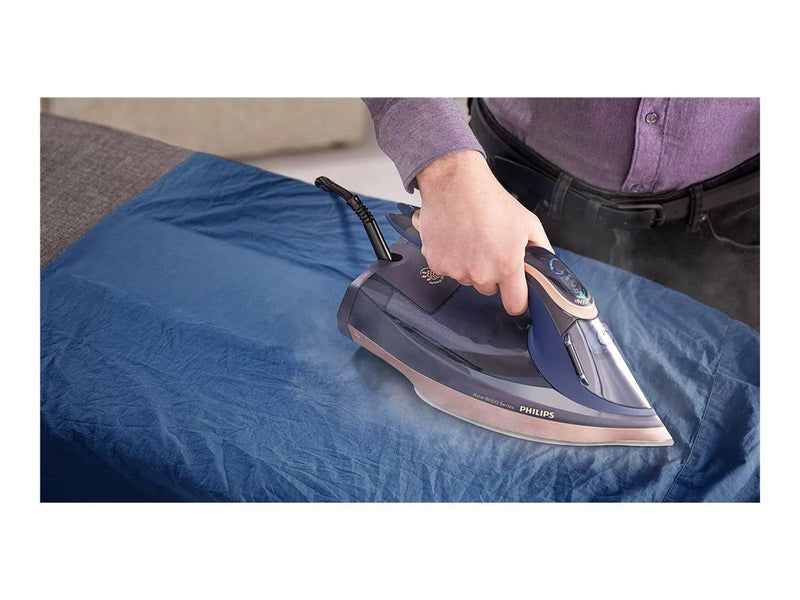 Philips Dampfbügeleisen Azur 8000 Series DST8050 - steam iron - sole plate: SteamGlide Elite