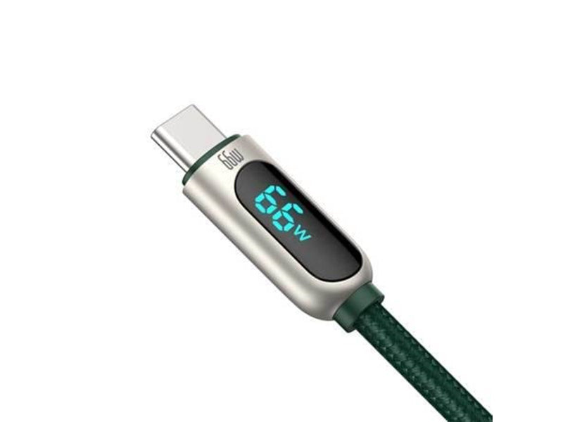 Baseus Display Cable USB to Type-C 66W 1m (green)