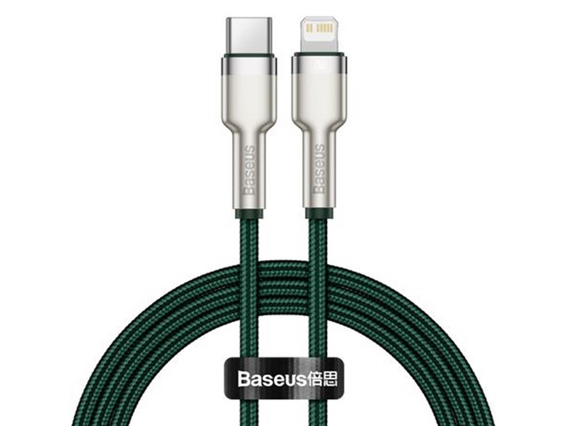 Baseus USB-C cable for Lightning  Cafule PD 20W 1m (green)