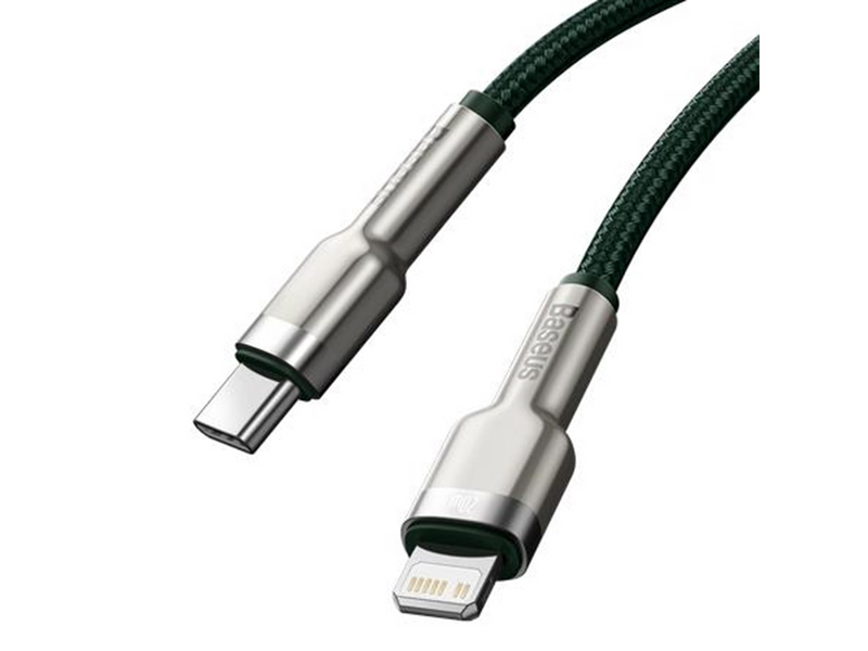 Baseus USB-C cable for Lightning  Cafule PD 20W 1m (green)