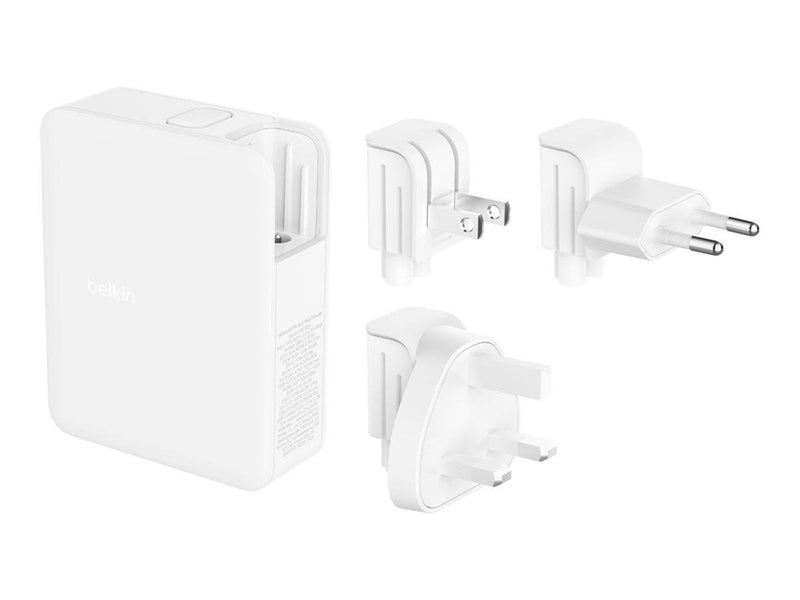 Belkin BoostCharge Pro power adapter - GaN technology - USB 3 x USB-C - 140 Watt