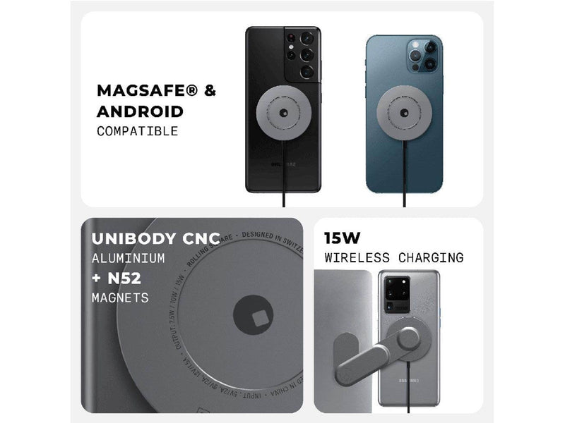 Rolling Square EDGE® Full Kit - Productivity magnetic kit for phones and laptops
