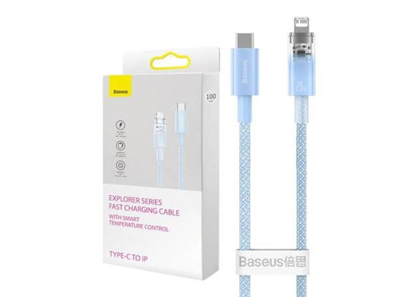 Baseus Fast Charging cable  USB-C to Lightning Explorer Series 1m 20W (blue)
