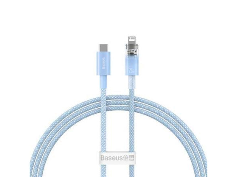 Baseus Fast Charging cable  USB-C to Lightning Explorer Series 1m 20W (blue)