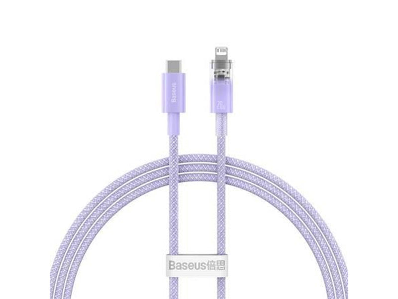 Baseus Fast Charging cable  USB-C to Lightning Explorer Series 1m 20W (purple)