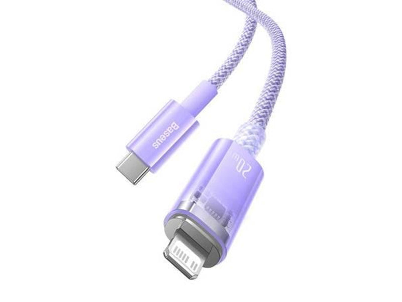 Baseus Fast Charging cable  USB-C to Lightning Explorer Series 1m 20W (purple)