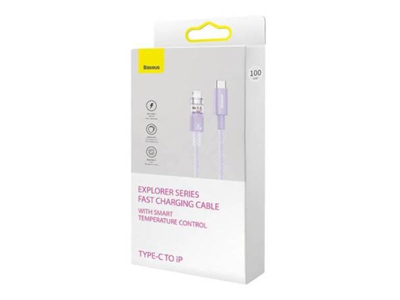 Baseus Fast Charging cable  USB-C to Lightning Explorer Series 1m 20W (purple)