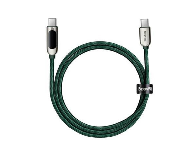 Baseus Display Cable USB-C to USB-C 100W 1m (green)