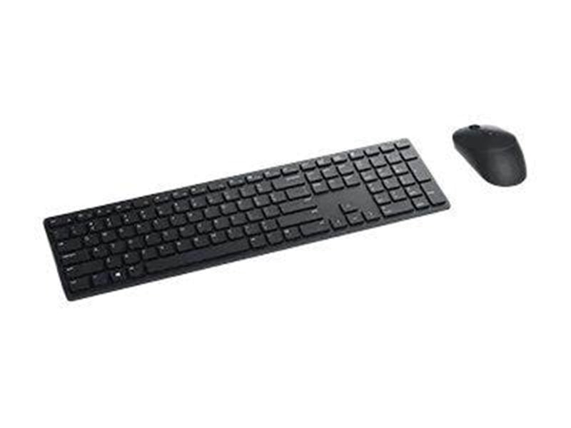 Dell Pro KM5221W - Tastatur & Maus Set - Ukrainisch - Schwarz