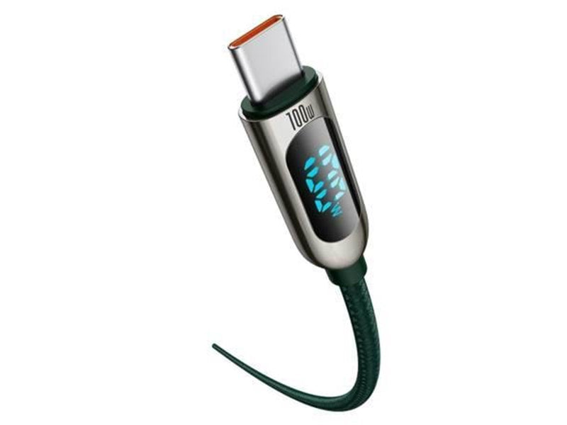 Baseus Cable USB-C to USB-C  Display 100W 2m (green)
