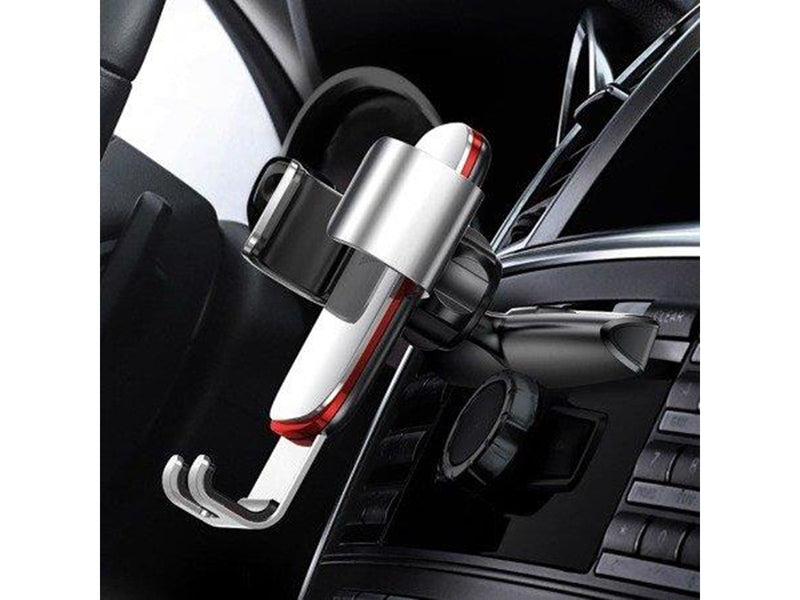 Baseus Metal Age Gravity Car Mount (CD Version) Silver