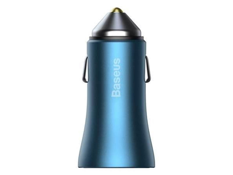Baseus Golden Contactor Pro car charger 2x USB 40W (blue)