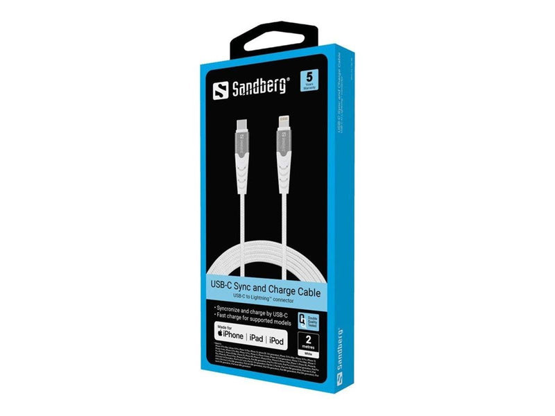 Sandberg USB-C to Lightning MFI - 2m