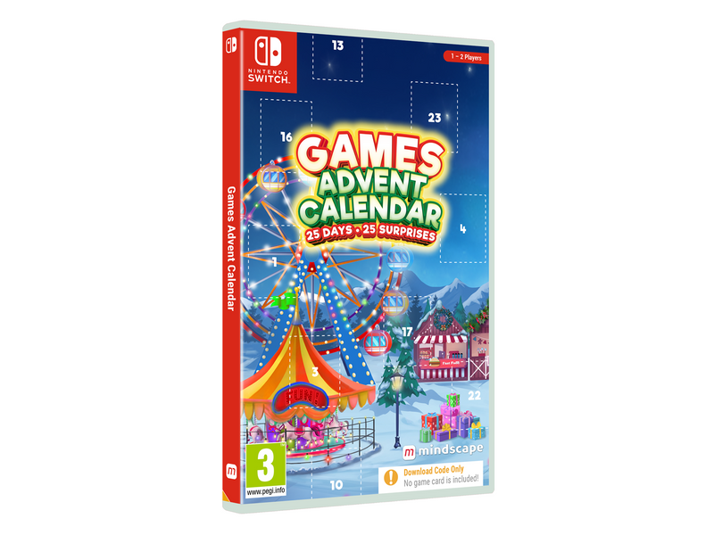 Games Advent Calendar (Code in a Box) - Nintendo Switch - Puzzle - PEGI 3