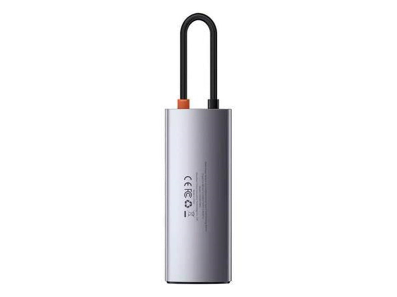 Baseus Adapter 5in1 Hub USB-C to 3x USB 3.0 + HDMI + USB-C PD USB-Hubs - USB 3.0 - 5 - Grau