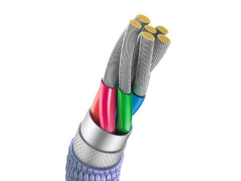 Baseus Crystal Shine cable USB to USB-C 100W 2m (purple)