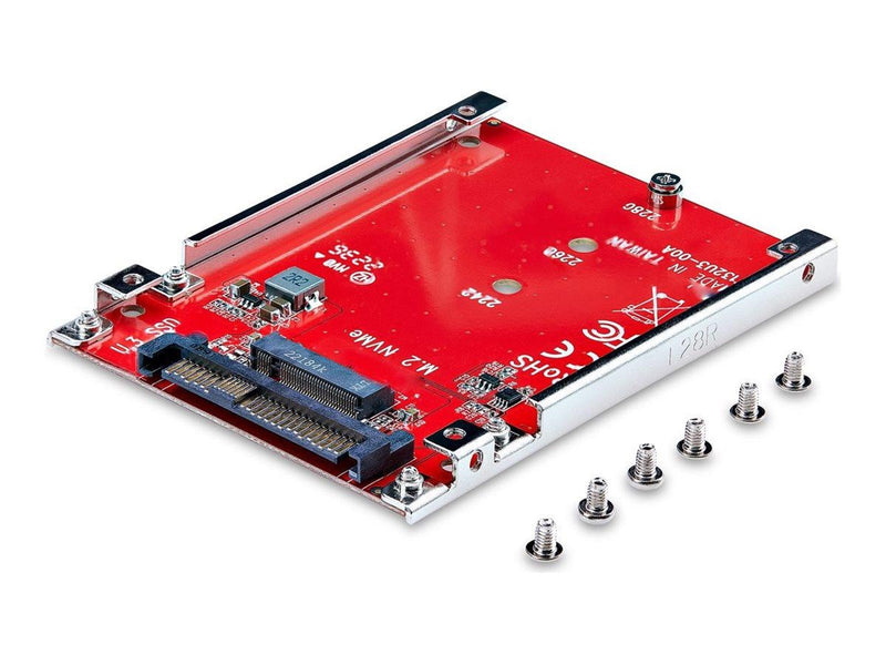 StarTech.com M.2 to U.3 Adapter For M.2 NVMe SSDs PCIe M.2 Drive to 2.5inch U.3 (SFF-TA-1001) Host Adapter/Converter TAA Complia