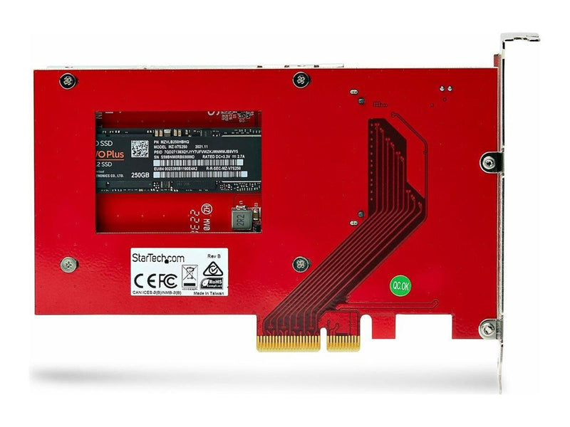StarTech.com M.2 to U.3 Adapter For M.2 NVMe SSDs PCIe M.2 Drive to 2.5inch U.3 (SFF-TA-1001) Host Adapter/Converter TAA Complia