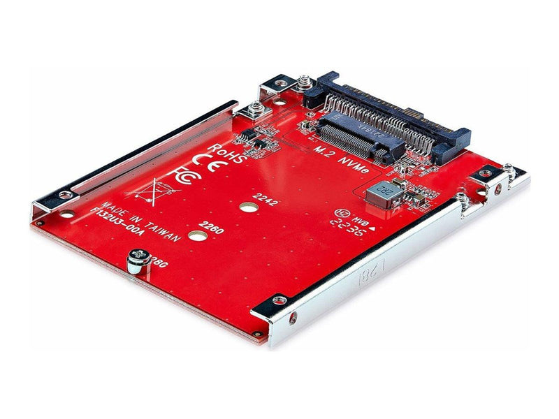 StarTech.com M.2 to U.3 Adapter For M.2 NVMe SSDs PCIe M.2 Drive to 2.5inch U.3 (SFF-TA-1001) Host Adapter/Converter TAA Complia