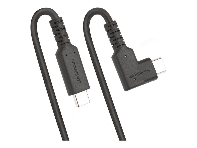 StarTech.com 6ft (2m) Rugged Right Angle USB-C Cable USB 3.2 Gen 1 (5 Gbps) USB C to C Data Transfer Cable 4K 60Hz DP Alt Mode 1