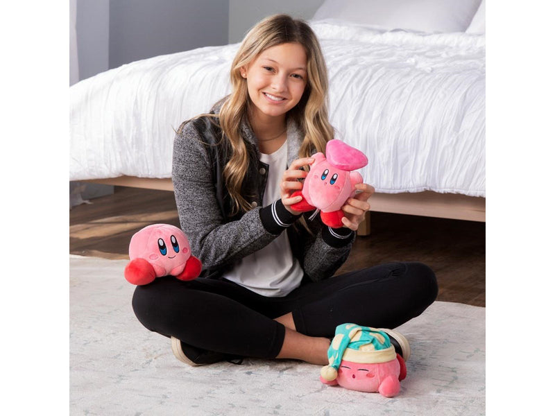 Tomy - Club Mocchi-Mocchi- Sleeping Kirby Junior 15 cm - Teddybär & Kuscheltier