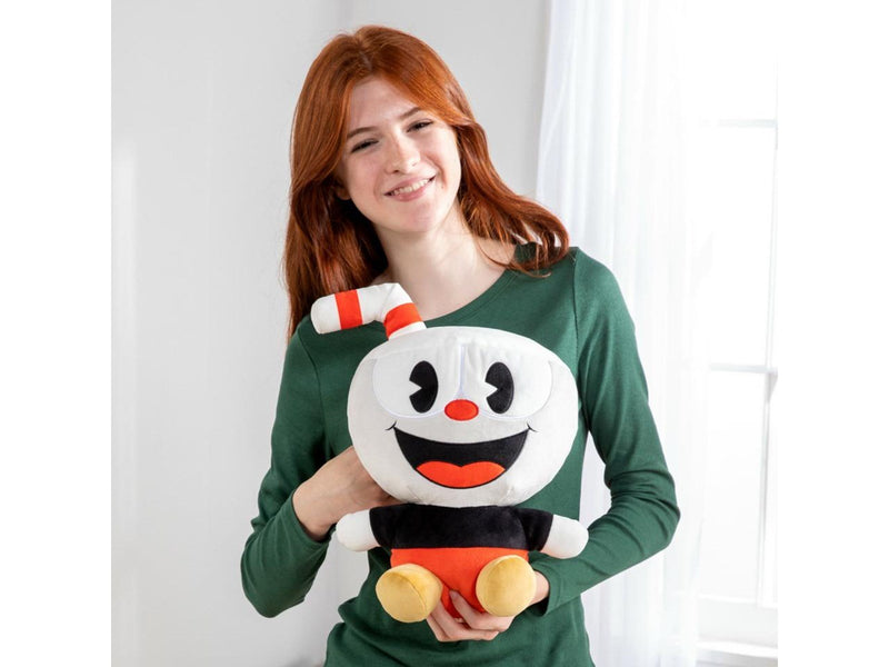 Tomy - Club Mocchi- Mocchi- Cuphead Plush – Mega 38 cm - Teddybär & Kuscheltier